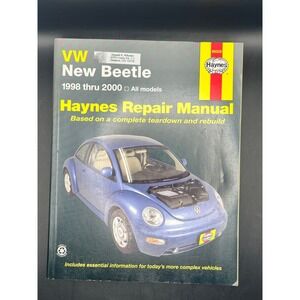 VW New Beetle 1998-2000 Haynes Repair Manual Automotive Book‎ All Models
